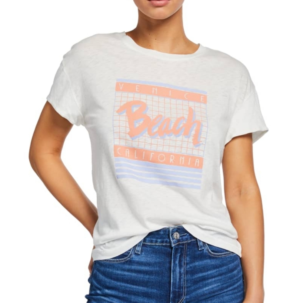 Paige Ryo Venice Beach Graphic Tee Size XS NWT